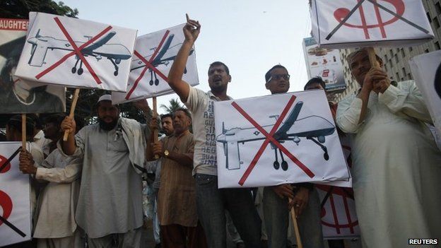 Pakistan drone protest