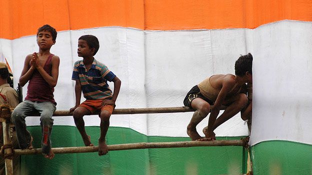 Indian street children