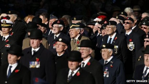 Silence And Solemnity At The Cenotaph - BBC News