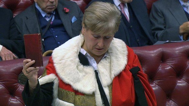 Former Scottish Tory Leader Annabel Goldie Takes Seat In House Of Lords Bbc News 7766