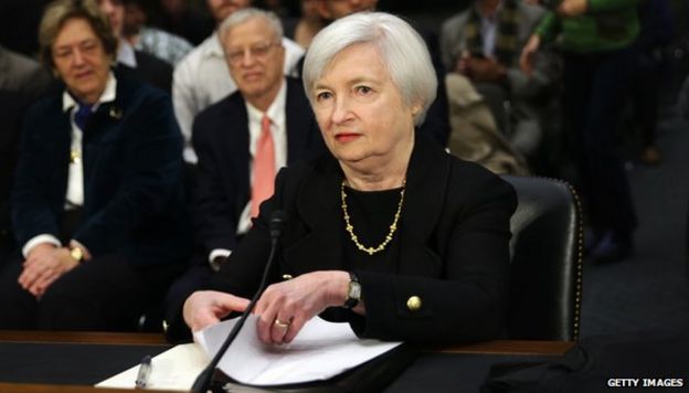 Janet Yellen Defends Fed Policies In Senate Hearing - BBC News