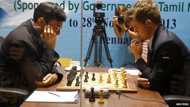 Photos: Carlsen beats Anand to become chess' new king -Sports News