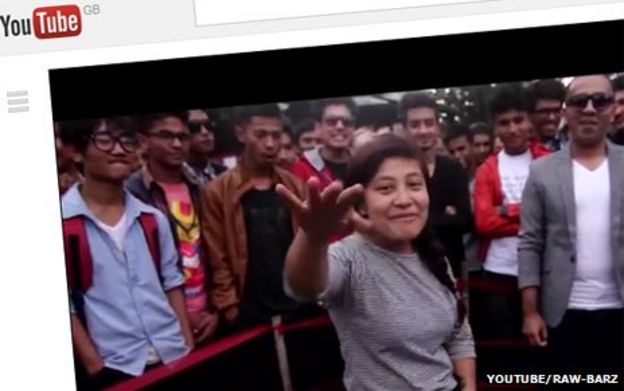Nepal Battle Of The Female Rappers Bbc News