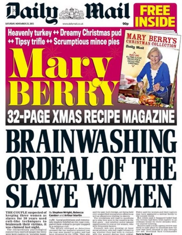 Newspaper Review Slaves Ordeal And Brucies Fears Bbc News