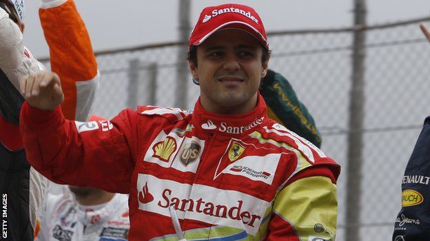 Felipe Massa after his final race for Ferrari
