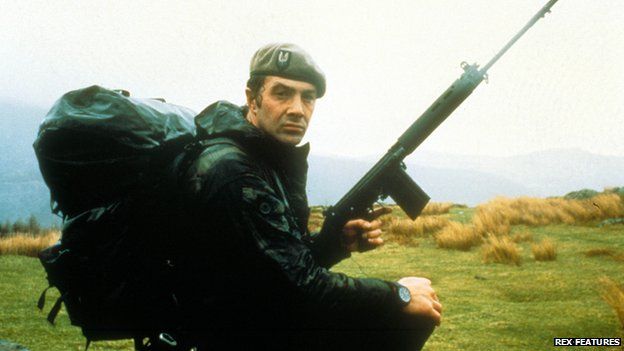 Lewis Collins in Who Dares Wins