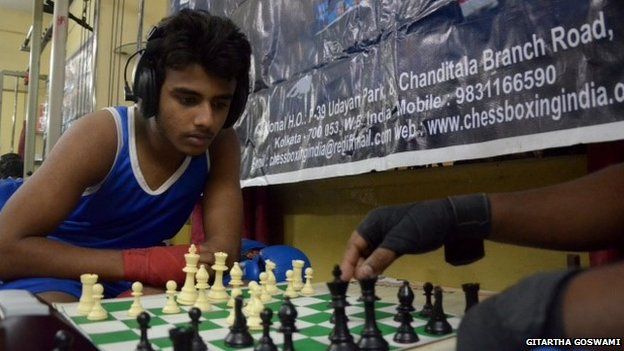 ChessBase India - A complete match of Chess Boxing in the