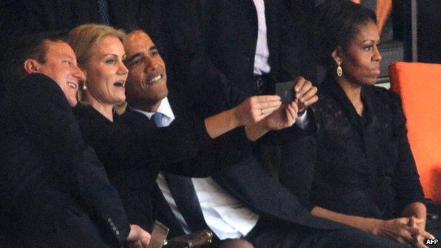 President Obama selfie