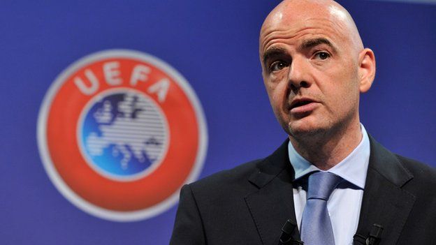 Uefa general secretary Gianni Infantino