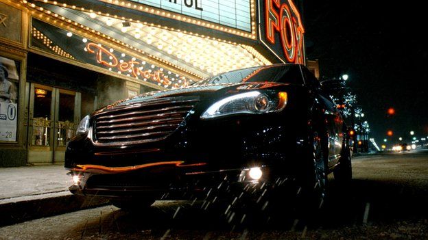 Still form Chrysler commercial Born of Fire
