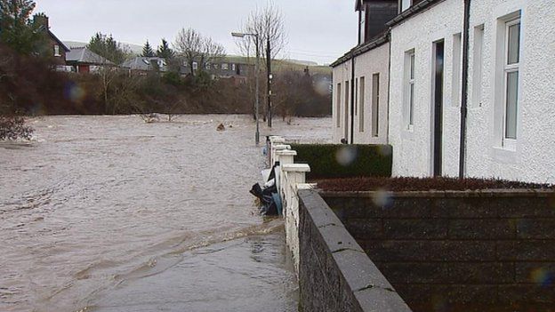 Flooding in Kirkconnel
