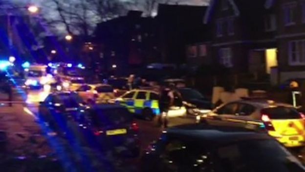 Man Arrested After Car Hits Police Officer Bbc News 1711