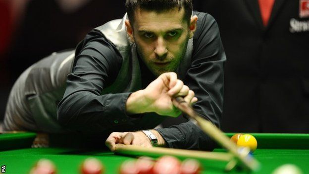 Mark Selby in first-round action
