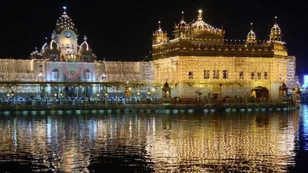The Golden Temple is the holiest shrine for Sikhs