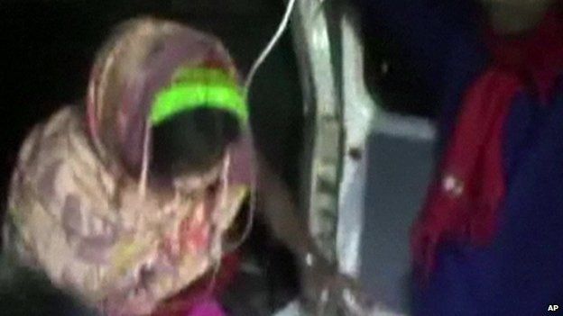 Indian girl taken to hospital