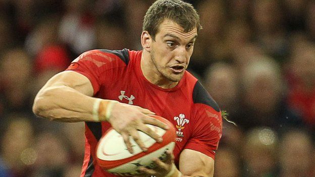Sam Warburton in action for Wales