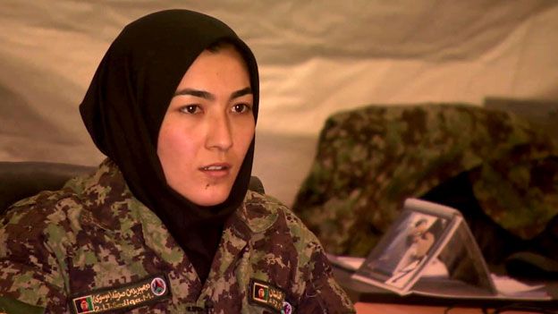 Equality for women at Afghanistan's officer academy - BBC News