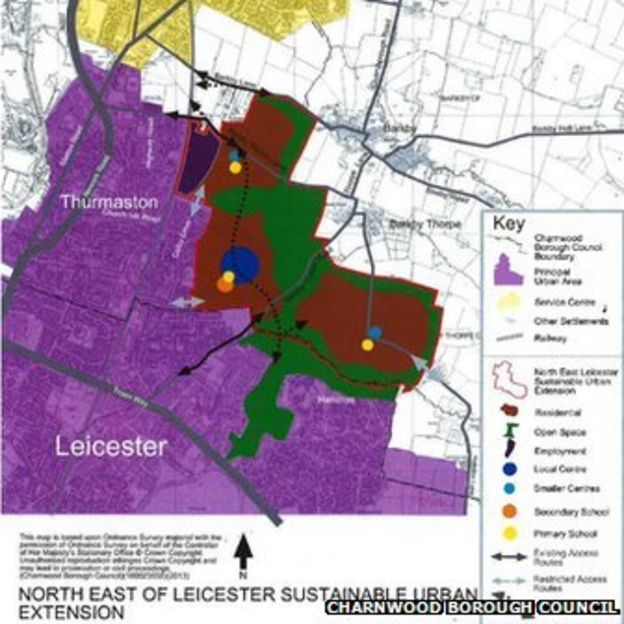 charnwood-4-500-homes-plan-submitted-bbc-news