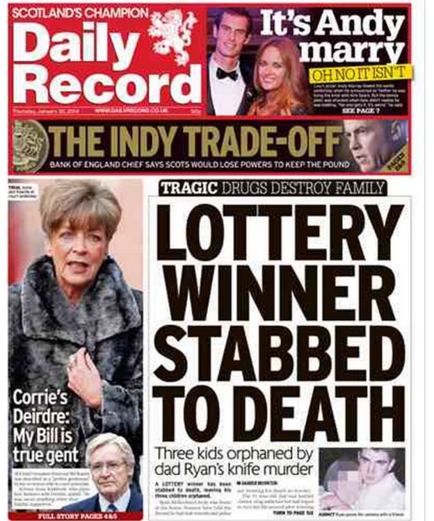 The front pages of Scotland's newspapers - BBC News