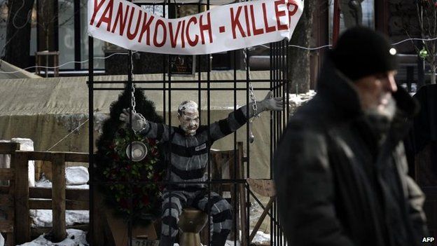 Anti-government protester on 1 Feb