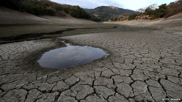 California Drought: Farmers Agree 25% Water Usage Cut - BBC News