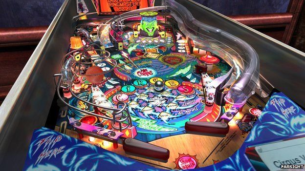 Virtual games bring pinball to new audiences - BBC News