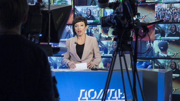 Dozhd TV broadcast - file pic