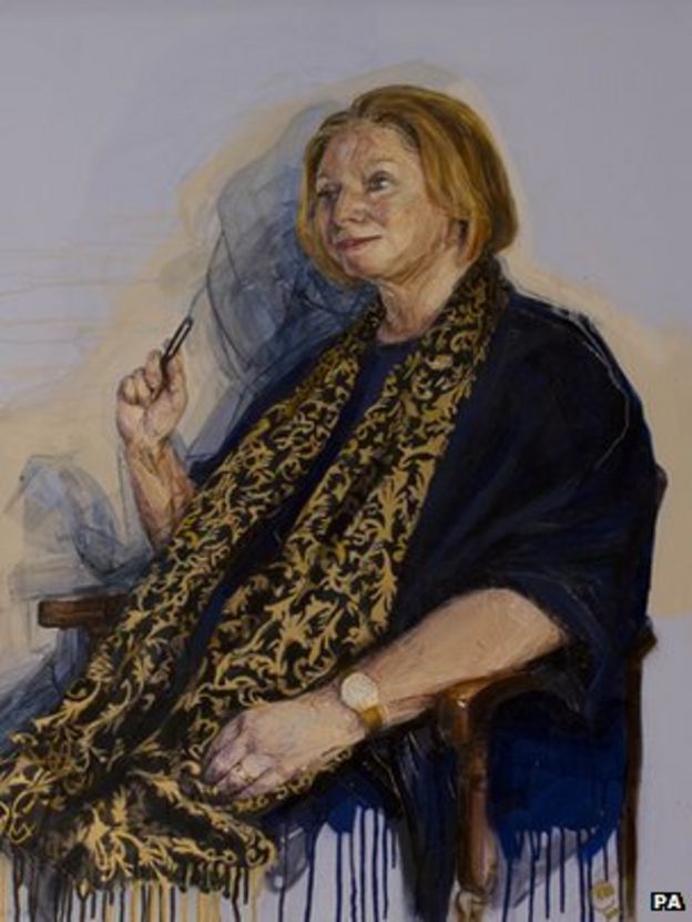 Hilary Mantel's new portrait sets precedent - BBC News