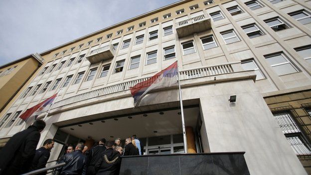 War crimes court in Belgrade (11 February 2014)