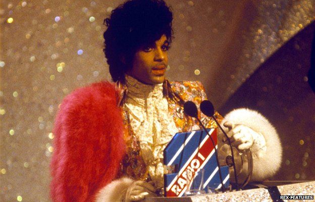 Prince at the 1985 Brit Awards