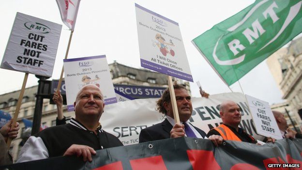 Bob Crow's RMT have campaigned against ticket closures