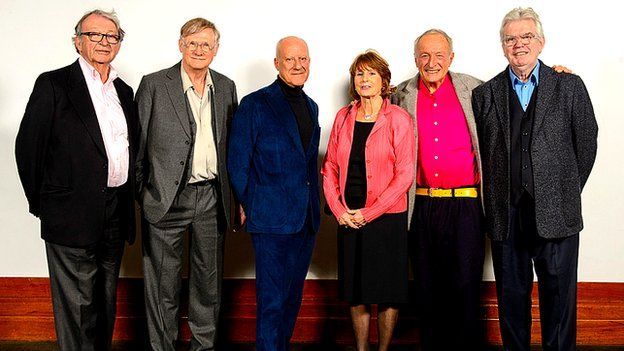 Sir Michael Hopkins, Sir Nicholas Grimshaw, Lord Norman Foster, Lady Patricia Hopkins, Lord Richard Rogers and Sir Terry Farrell