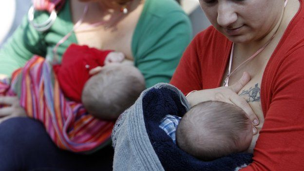 Mothers breastfeeding