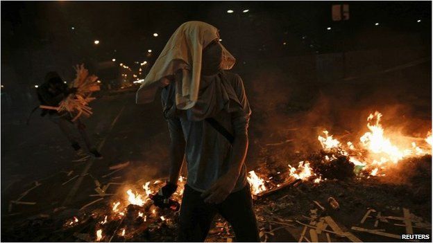 Protester in Venezuela