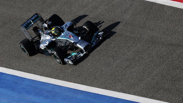 Nico Rosberg's Mercedes