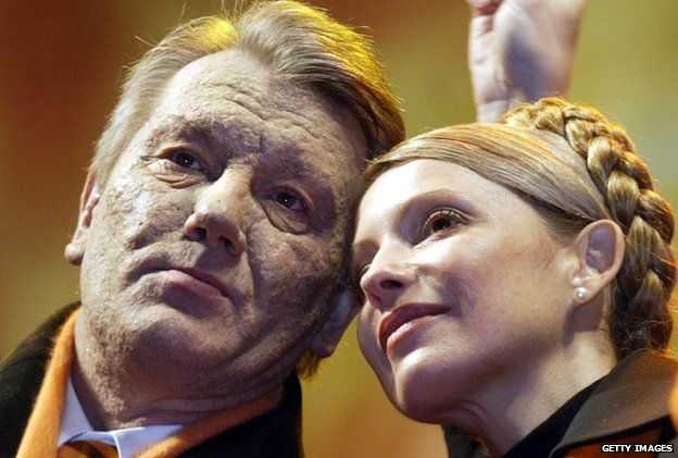 Viktor Yushchenko and Yulia Tymoshenko