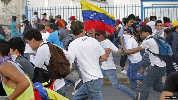 Opposition protest in Caracas