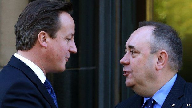 Cameron a Salmond