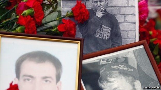 Shrine to those killed in last week's violence, Kiev, 25 Feb 14