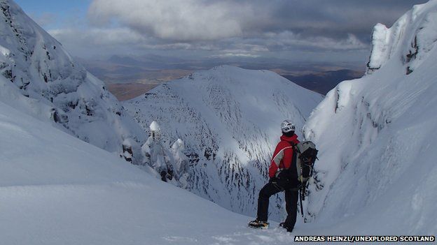 Top of North Gully on An Teallach