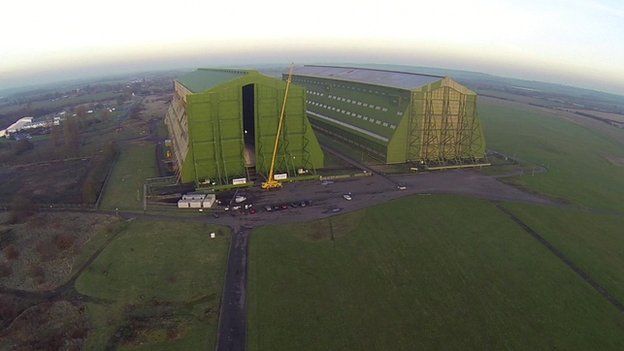 Cardington airship hangars