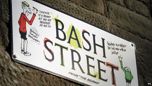 Bash Street sign