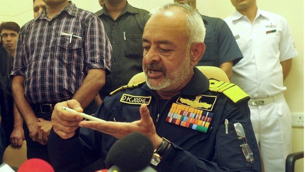 Admiral DK Joshi announced his resignation after a series of submarine accidents