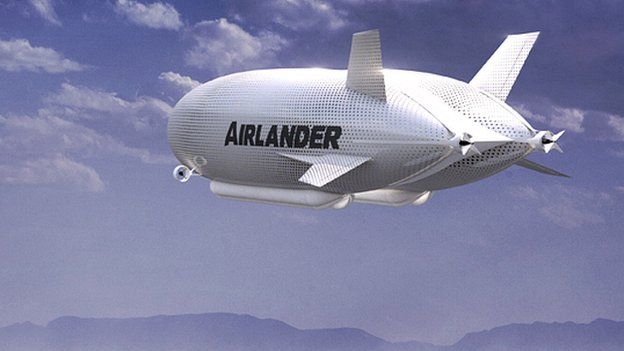 An illustration of HAV's Airlander airship