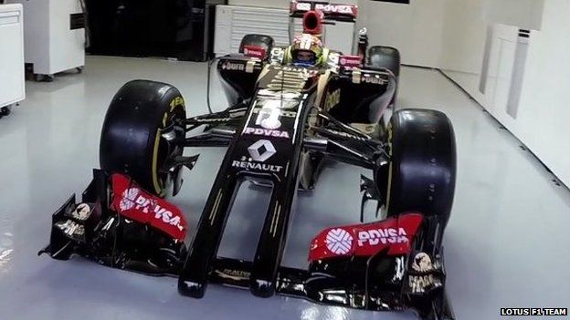2014 Lotus F1 Team car
