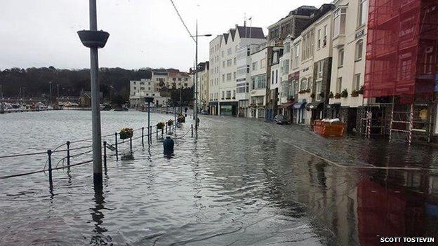 Flooding in St Peter Port