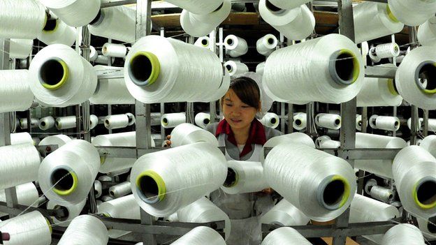 Factory worker in China