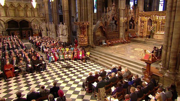 Westminster Abbey service