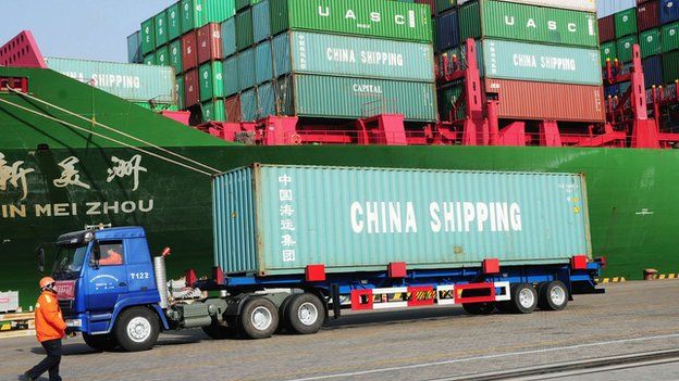 China shipping truck