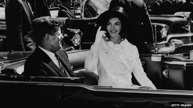 President John F Kennedy and First Lady Jacqueline Kennedy